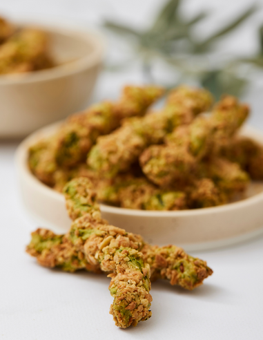 Salés au pesto et aux amandes